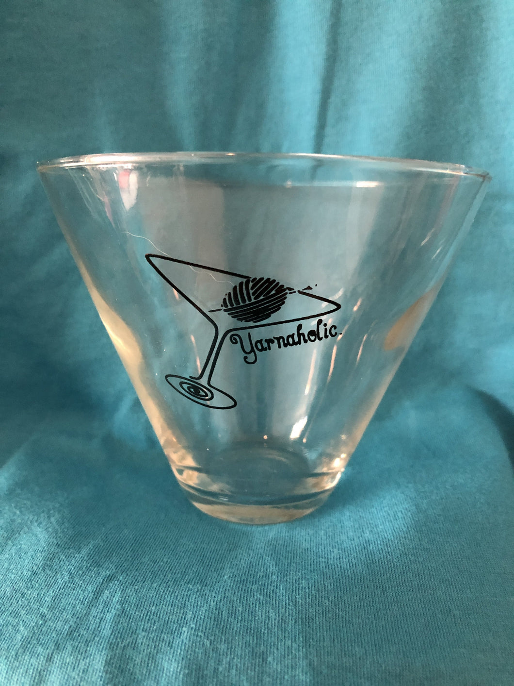 Vintage Stemless Martini glasses